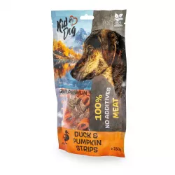 KIDDOG SUPER PREMIUM 100% kachní maso na dýni bez aditiv 150 g KIDDOG SUPER PREMIUM 100% kachní maso na dýni bez aditiv 150 g