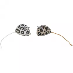 Myška plyšová s catnipem, 5 cm, 2 ks v balení, leopardí TRIXIE