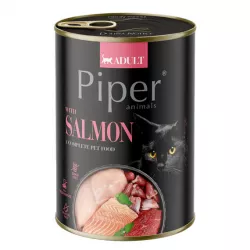 PIPER CAT konzerva pro kočky, s lososem 400g