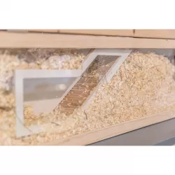 Pozorovací box s tunelem, 36 x 17 cm, přírodní dřevo TRIXIE