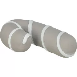 Vánoční cukrová hůlka, se zvukem, 10 cm, latex, šedobéžová TRIXIE