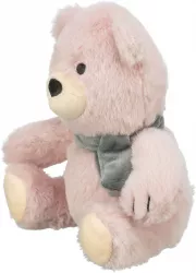 Vánoční medvídek Teddy, bez zvuku, 19 cm, růžová TRIXIE