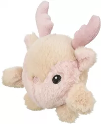 Vánoční sobík-kulička, 18 cm, se zvukem, plyš, krémová TRIXIE
