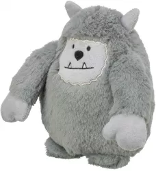 Vánoční Yeti, 20 cm, se zvukem, plyš, šedá TRIXIE