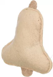 Vánoční zvoneček s catnipem, 9.5 cm, filc, béžová TRIXIE