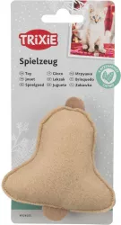 Vánoční zvoneček s catnipem, 9.5 cm, filc, béžová TRIXIE