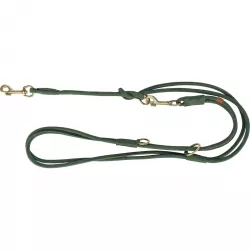 Vodítko PURE kožené kulaté nastavitelné, S: 2 m/ 10 mm, šalvějová TRIXIE