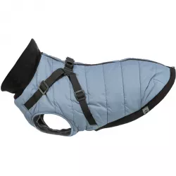 Obleček PONTIS - vesta s postrojem, modrošedá S: 36cm, hruď: 52-56cm, krk: 40cm TRIXIE