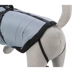 Obleček PONTIS - vesta s postrojem, stříbrošedá XS: 30cm, hruď: 44-48cm, krk: 34cm TRIXIE
