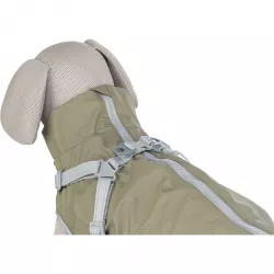 Pláštěnka PONTIS - vesta s postrojem, olivově zelená XS: 27cm, hruď: 40-43cm, krk: 33cm TRIXIE