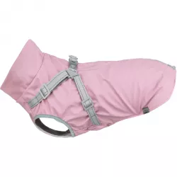 Pláštěnka PONTIS - vesta s postrojem, růžová S: 33cm, hruď: 46-54cm, krk: 37cm TRIXIE