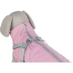 Pláštěnka PONTIS - vesta s postrojem, růžová S: 33cm, hruď: 46-54cm, krk: 37cm TRIXIE