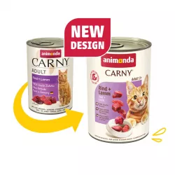 ANIMONDA konzerva CARNY Adult- hovězí, jehněčí 400g