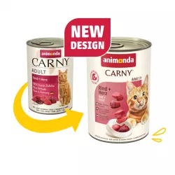 ANIMONDA konzerva CARNY Adult- hovězí, srdce 400g
