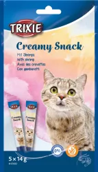Creamy, krémová pochoutka pro kočky, tuňák a krevety, 5 x 14 g TRIXIE