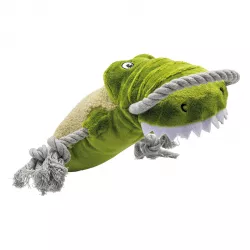 Krokodýl pískací, plyšová hračka pro psy 34 cm, HipHop Dog