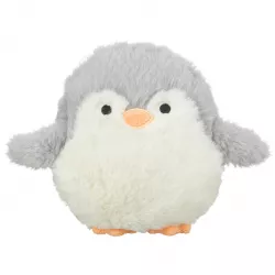 Vánoční tučňáček, bez zvuku, 16 cm, plyš, bílá/šedá TRIXIE