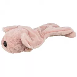 Vánoční veverka ležící, bez výplně s šustící folií, 30 cm, plyš, růžová TRIXIE