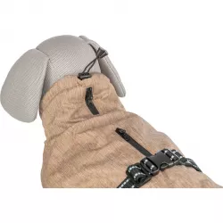 Zateplený zimní kabátek RIOM, písková M:50cm, hruď:48-72cm, krk: do 50cm TRIXIE