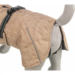 Zateplený zimní kabátek RIOM, písková XL:70cm, hruď:70-104cm, krk: do 58cm TRIXIE