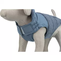 Zimní vesta AJOU s kožíškem, modrá XXS: 21cm, hruď: 30-36cm, krk: 26cm TRIXIE