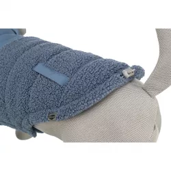 Zimní vesta AJOU s kožíškem, modrá XXS: 18cm, hruď: 27-32cm, krk: 24cm TRIXIE
