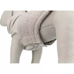 Zimní vesta AJOU s kožíškem, šedá XXS: 21cm, hruď: 30-36cm, krk: 26cm TRIXIE
