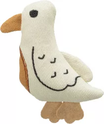 Bird - ptáček 13 cm, hračka pro kočky, tkanina, krémová TRIXIE