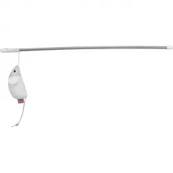 Hrací prut s myškou, 46 cm, catnip, plast/polyester TRIXIE