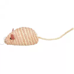 Myš se štěrchacími kuličkami uvnitř, sisal 10 cm TRIXIE