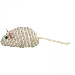 Myš se štěrchacími kuličkami uvnitř, sisal 10 cm TRIXIE