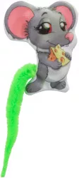Myška emotivní s catnipem, barevný ocásek, 7.5 cm, látka, 5 druhů TRIXIE