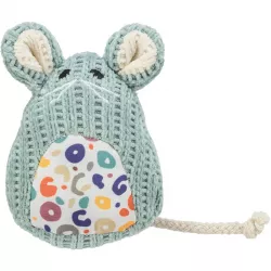 Myška tkaná sedící, s catnipem, 11 cm TRIXIE