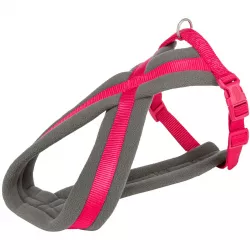 Nylonový postroj PREMIUM podšitý 35-50cm/25mm (S), - fuchsie TRIXIE