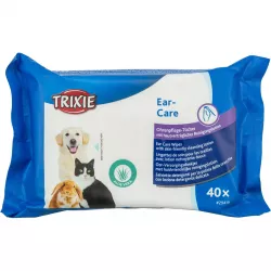 Ear Care, vlhčené ušní ubrousky s Aloe Vera, 40 ks TRIXIE