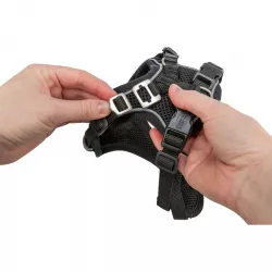 FlexMesh Premium postroj, široký střih, tělová S-M: 48-69 cm/ 20 mm TRIXIE