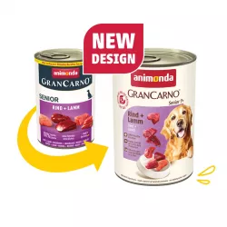 GRANCARNO Senior - hovězí, jehněčí 400g Animonda