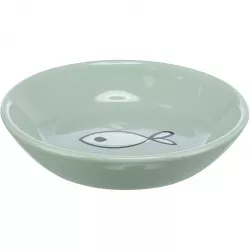 Keramická miska pro kočky, mělká 0,2 l/14 cm, různé motivy a barvy TRIXIE