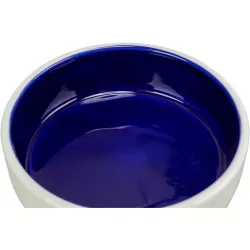 Keramická miska s glazurou 300ml/12cm - krémovo/modrá TRIXIE Keramická miska s glazurou 300ml/12cm - krémovo/modrá TRIXIE