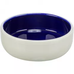 Keramická miska s glazurou 300ml/12cm - krémovo/modrá TRIXIE Keramická miska s glazurou 300ml/12cm - krémovo/modrá TRIXIE
