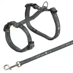 Postroj pro kočku s vodítkem XL GOOD LUCK 34-57cm/13mm TRIXIE