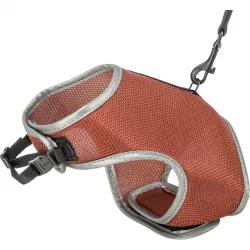 Postroj VESTA s vodítkem pro kočku 24-42 cm/1,20 m, rezavá TRIXIE