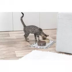 Prostírání pod misky LEO, 44 x 28 cm, šedá, hnědá/leopardí TRIXIE