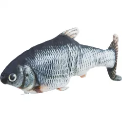 Ryba jako živá, mrskající se, s catnipem, látka, 30cm TRIXIE