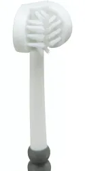 Tříhlavý zubní kartáček pro psy/kočky, 18 cm, bílá/šedá TRIXIE