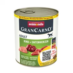 GRANCARNO Adult - hovězí, kachní srdce 800g Animonda