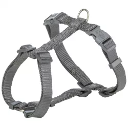 H-postroj PREMIUM M-L:hruď:52-75cm/20mm - grafit TRIXIE