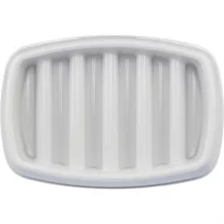 Miska k pomalému krmení, design mříž, 0,25l/21 ×14 cm, plast/TPR, šedá