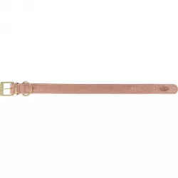 Obojek PURE kožený, růžová L-XL: 52-63 cm/ 40 mm TRIXIE
