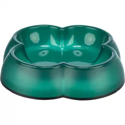 Plastová miska čtyřlístek s gumou, 0,25 l/14 cm TRIXIE